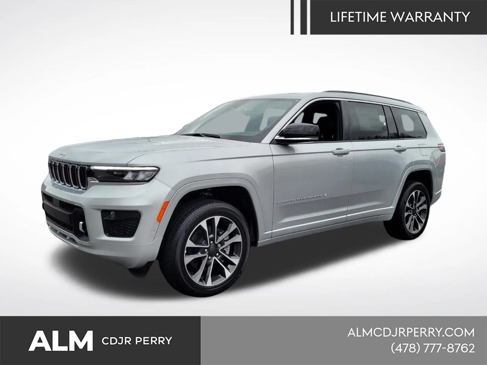 Silver 2025 Jeep Grand Cherokee L Overland for sale in Perry, GA