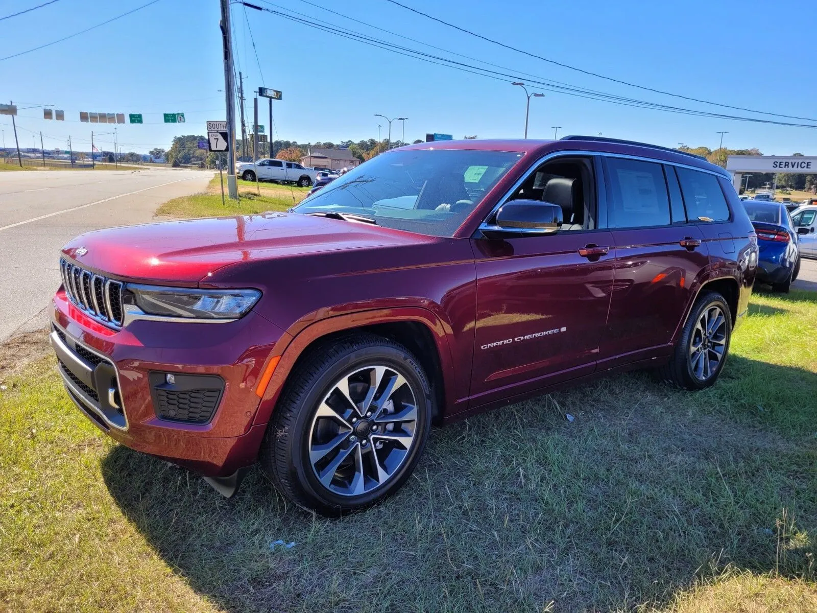 Red 2025 Jeep Grand Cherokee L Overland for sale in Perry, GA