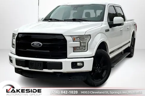 Blue 2017 Ford F-150 Lariat for sale in Spring Lake, MI