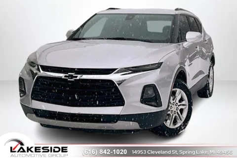 Silver 2021 Chevrolet Blazer LT for sale in Spring Lake, MI