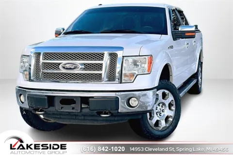 White 2011 Ford F-150 Lariat for sale in Spring Lake, MI
