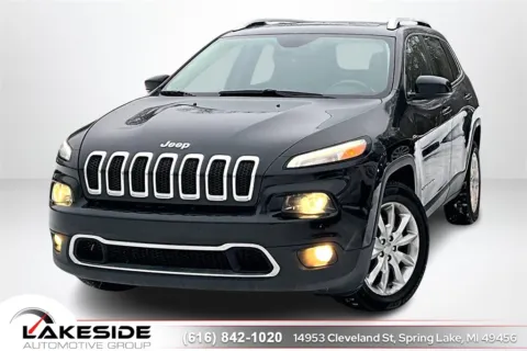 Black 2016 Jeep Cherokee Limited for sale in Spring Lake, MI