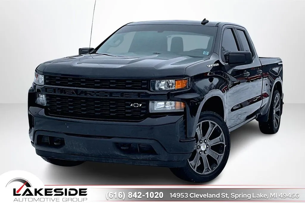 Black 2019 Chevrolet Silverado 1500 Custom for sale in Spring Lake, MI