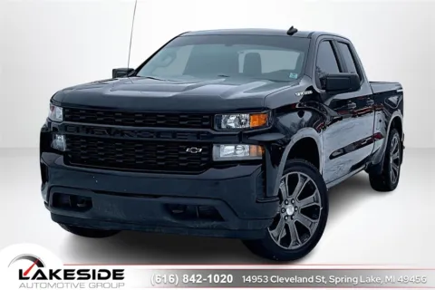 Black 2019 Chevrolet Silverado 1500 Custom for sale in Spring Lake, MI
