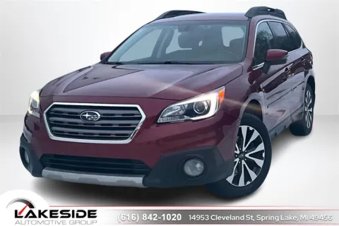 Red 2017 Subaru Outback 2.5i for sale in Spring Lake, MI