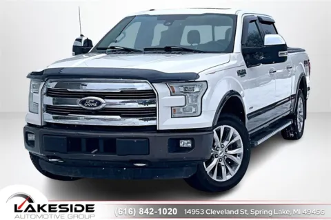 White 2015 Ford F-150 Lariat for sale in Spring Lake, MI
