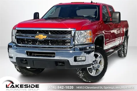 Red 2013 Chevrolet Silverado 2500HD LTZ for sale in Spring Lake, MI