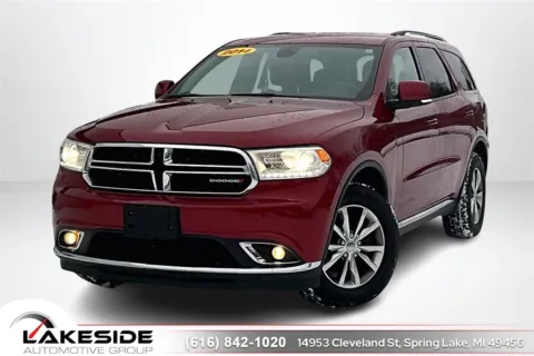 Red 2014 Dodge Durango Limited for sale in Spring Lake, MI