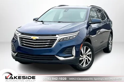 Blue 2023 Chevrolet Equinox Premier for sale in Spring Lake, MI