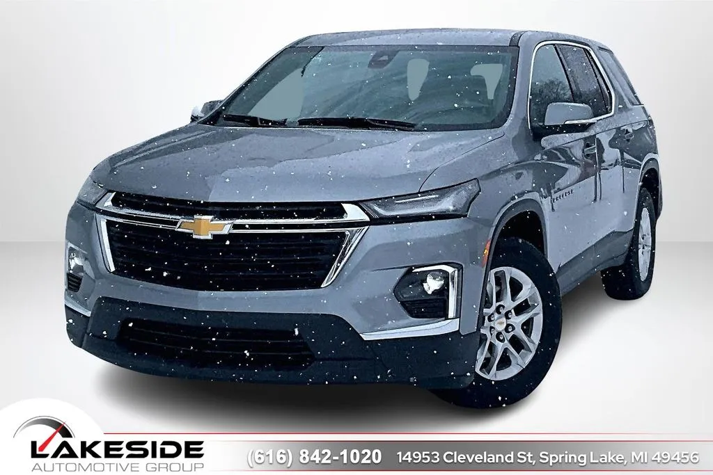 Gray 2023 Chevrolet Traverse LS for sale in Spring Lake, MI