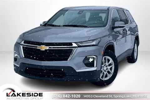 Gray 2023 Chevrolet Traverse LS for sale in Spring Lake, MI