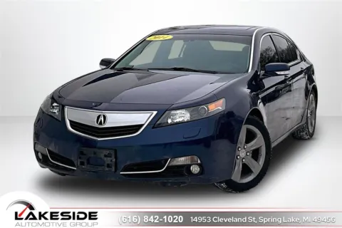 Blue 2014 Acura TL SH-AWD for sale in Spring Lake, MI