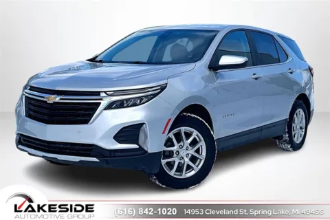 Silver 2022 Chevrolet Equinox LT for sale in Spring Lake, MI