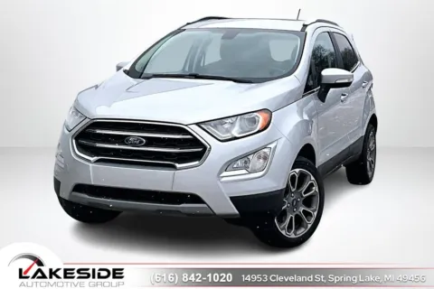 Silver 2020 Ford EcoSport Titanium for sale in Spring Lake, MI