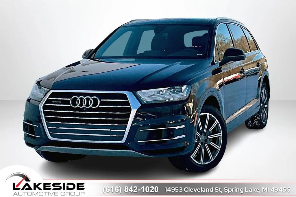 Blue 2018 Audi Q7 3.0T Premium Plus for sale in Spring Lake, MI