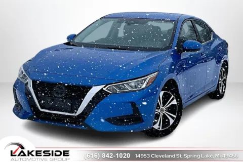 Blue 2022 Nissan Sentra SV for sale in Spring Lake, MI