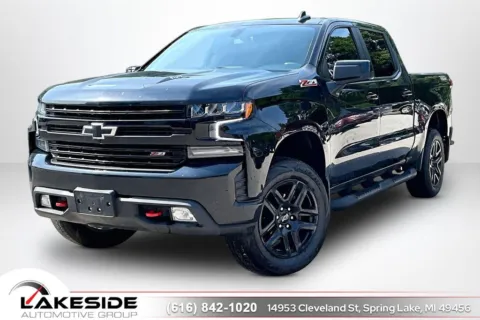 Black 2021 Chevrolet Silverado 1500 LT Trail Boss for sale in Spring Lake, MI