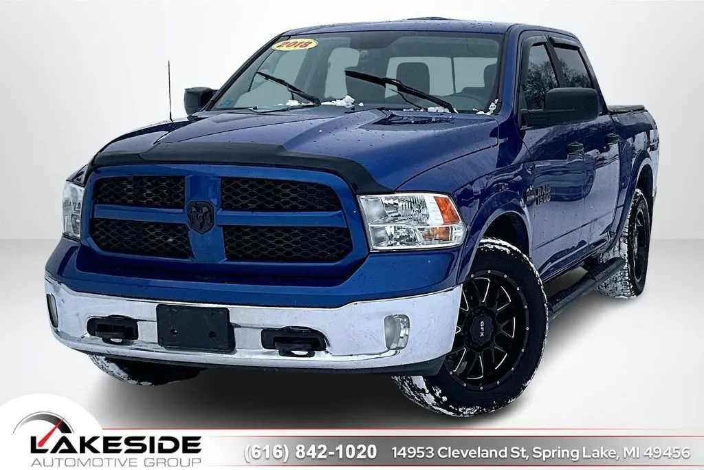 Blue 2018 Ram 1500 SLT for sale in Spring Lake, MI