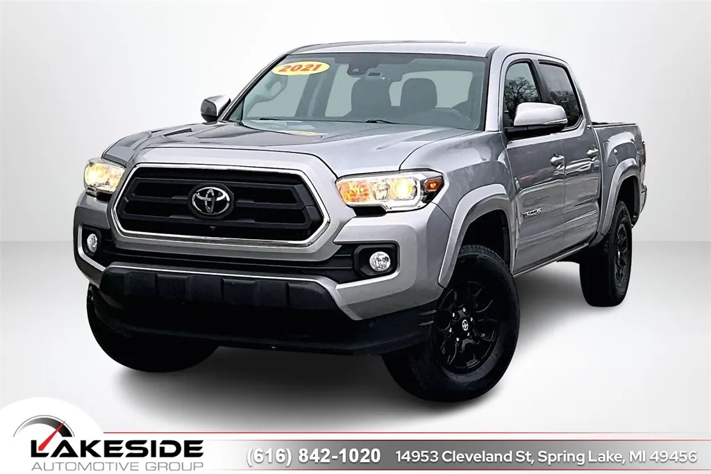 Silver 2021 Toyota Tacoma SR5 for sale in Spring Lake, MI