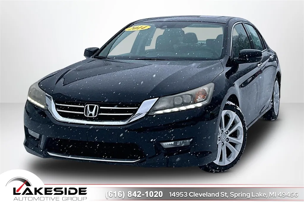 Black 2014 Honda Accord Touring for sale in Spring Lake, MI