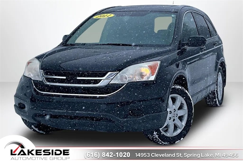 Black 2011 Honda CR-V EX-L for sale in Spring Lake, MI