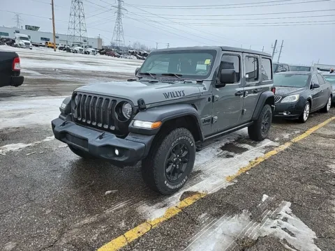 Gray 2020 Jeep Wrangler Unlimited Willys for sale in Spring Lake, MI