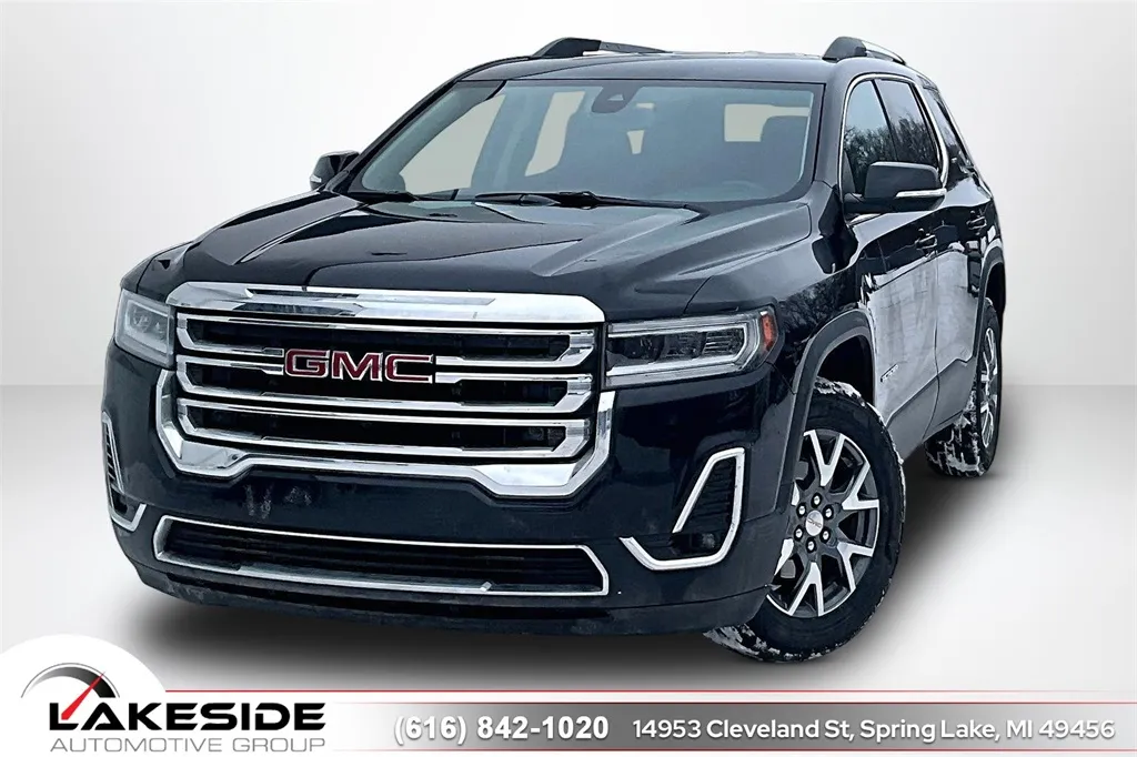 Black 2023 GMC Acadia SLT for sale in Spring Lake, MI