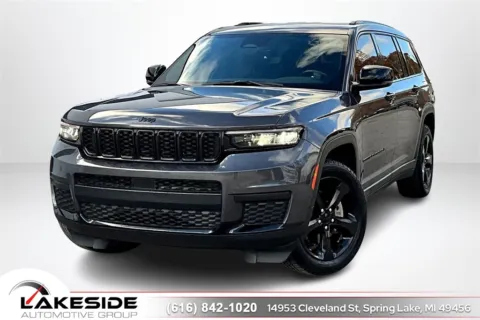 Gray 2022 Jeep Grand Cherokee L Altitude for sale in Spring Lake, MI