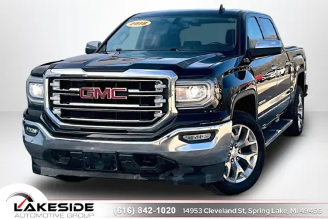 Black 2018 GMC Sierra 1500 SLT for sale in Spring Lake, MI