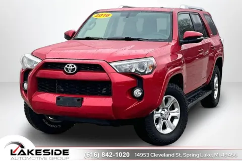 Red 2016 Toyota 4Runner for sale in Spring Lake, MI