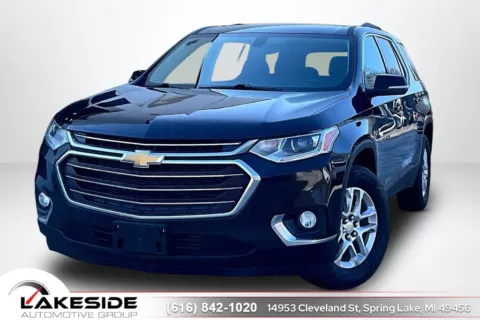 Black 2021 Chevrolet Traverse LT for sale in Spring Lake, MI