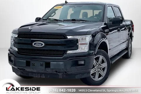 Black 2018 Ford F-150 Lariat for sale in Spring Lake, MI