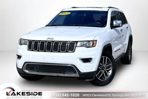 White 2021 Jeep Grand Cherokee Limited for sale in Spring Lake, MI