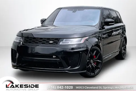 Black 2019 Land Rover Range Rover Sport SVR for sale in Spring Lake, MI
