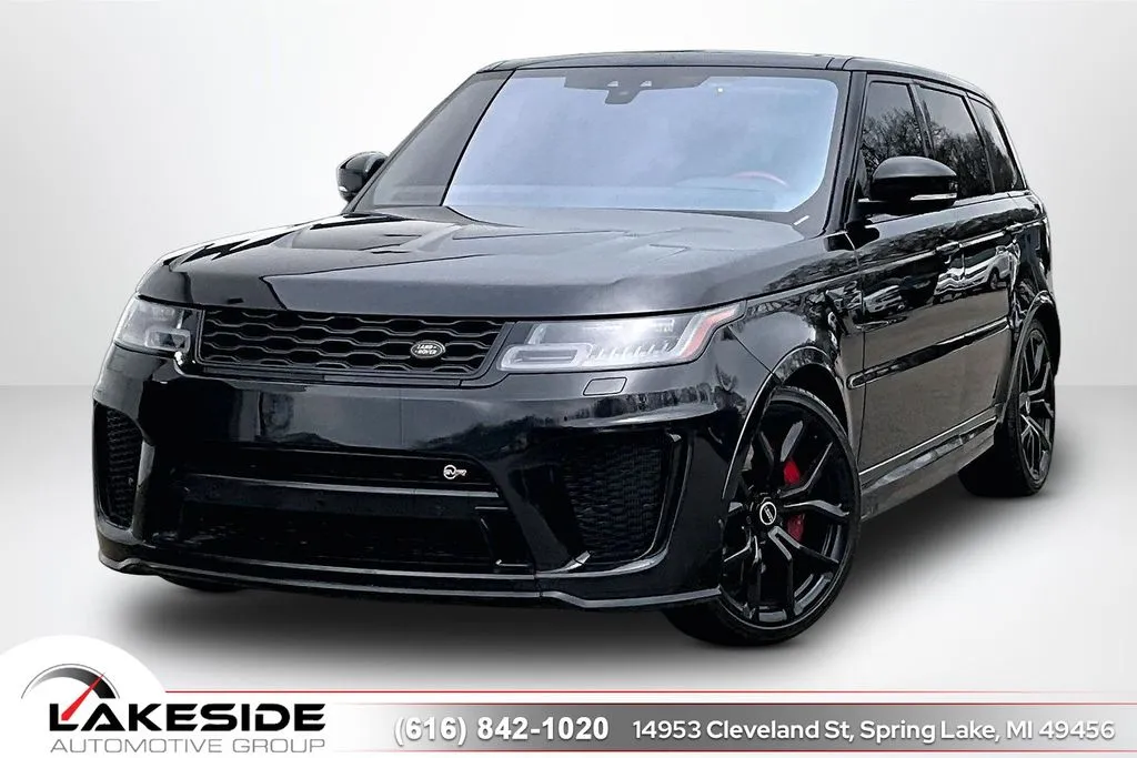 Black 2019 Land Rover Range Rover Sport SVR for sale in Spring Lake, MI
