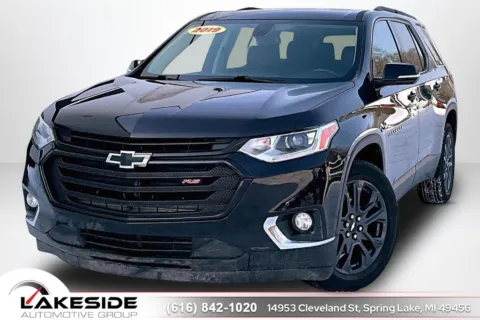 Black 2019 Chevrolet Traverse RS for sale in Spring Lake, MI