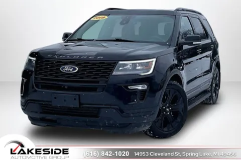 Black 2019 Ford Explorer Sport for sale in Spring Lake, MI