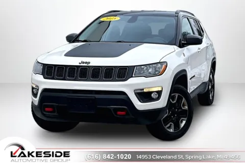 White 2018 Jeep Compass Trailhawk for sale in Spring Lake, MI
