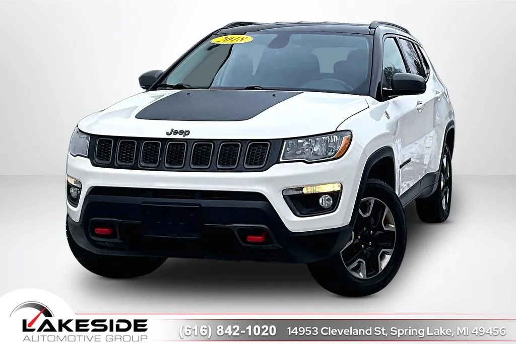White 2018 Jeep Compass Trailhawk for sale in Spring Lake, MI