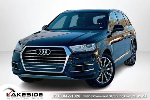 Blue 2018 Audi Q7 3.0T Premium Plus for sale in Spring Lake, MI