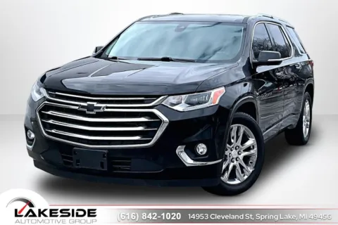 Black 2018 Chevrolet Traverse High Country for sale in Spring Lake, MI