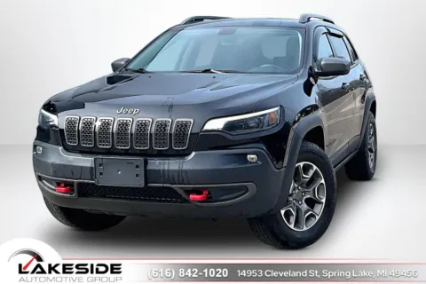 Black 2020 Jeep Cherokee Trailhawk for sale in Spring Lake, MI