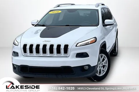 White 2016 Jeep Cherokee Latitude for sale in Spring Lake, MI