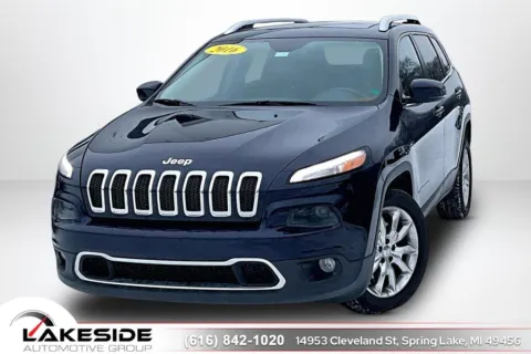 Blue 2016 Jeep Cherokee Limited for sale in Spring Lake, MI