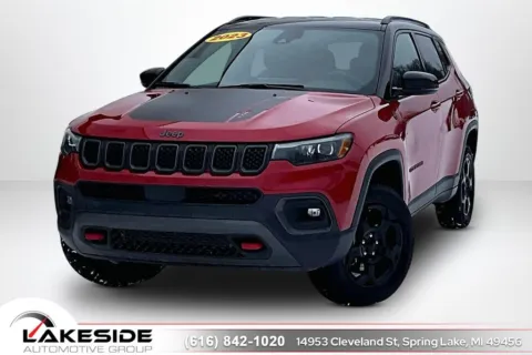 Red 2023 Jeep Compass Trailhawk for sale in Spring Lake, MI