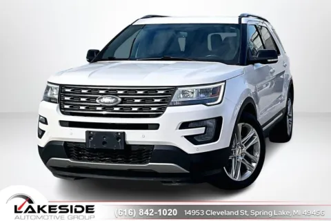 White 2017 Ford Explorer XLT for sale in Spring Lake, MI