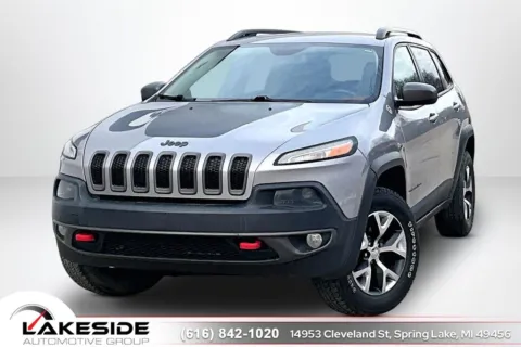 Silver 2016 Jeep Cherokee Trailhawk for sale in Spring Lake, MI