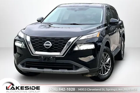 Black 2022 Nissan Rogue S for sale in Spring Lake, MI