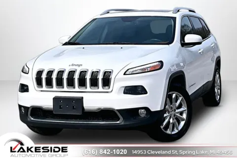 White 2016 Jeep Cherokee Limited for sale in Spring Lake, MI