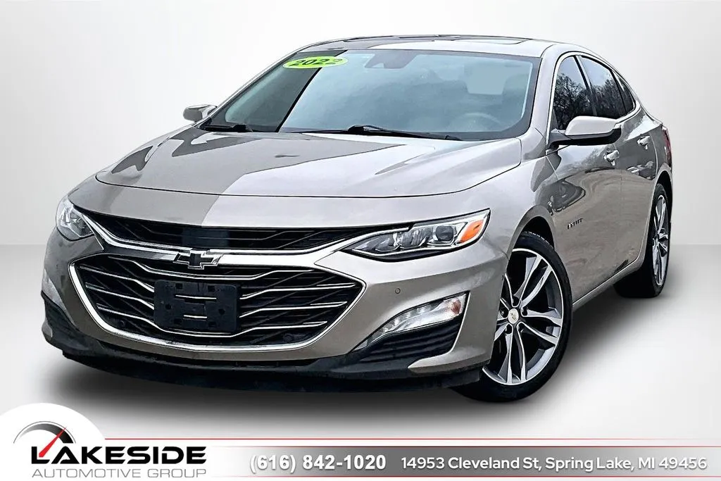 Blue 2022 Chevrolet Malibu Premier for sale in Spring Lake, MI